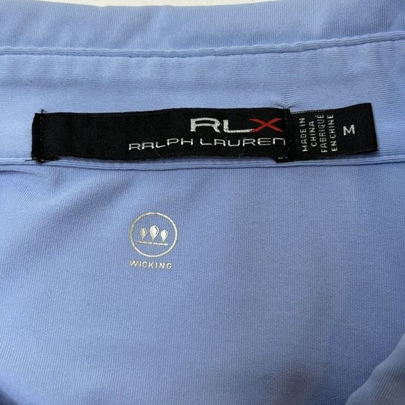 Ralph Lauren RLX MEDIUM Blue Golf Polo US Open 2019 Pebble Beach Wicking - Picture 4 of 12